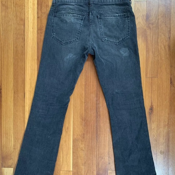 Balmain Paris faded black distressed vintage jeans size 34 French - Picture 2 of 7